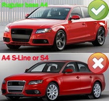 Load image into Gallery viewer, Pair 2 x Front Bumper Fog Light Lamp Cover Grill For Audi A4 B8 A4L 2009-2011 Grille