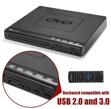 Load image into Gallery viewer, DVD Player Compact Multi Region HDCD CD VCD Music USB With Remote Control