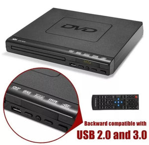 DVD Player Compact Multi Region HDCD CD VCD Music USB With Remote Control