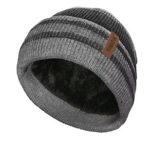 Warm Beanie Hat with Thermal Cosy Fur Fleece Lining