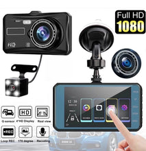 Load image into Gallery viewer, 4" HD 1080P Dual Dash Cam Car Camera Recorder