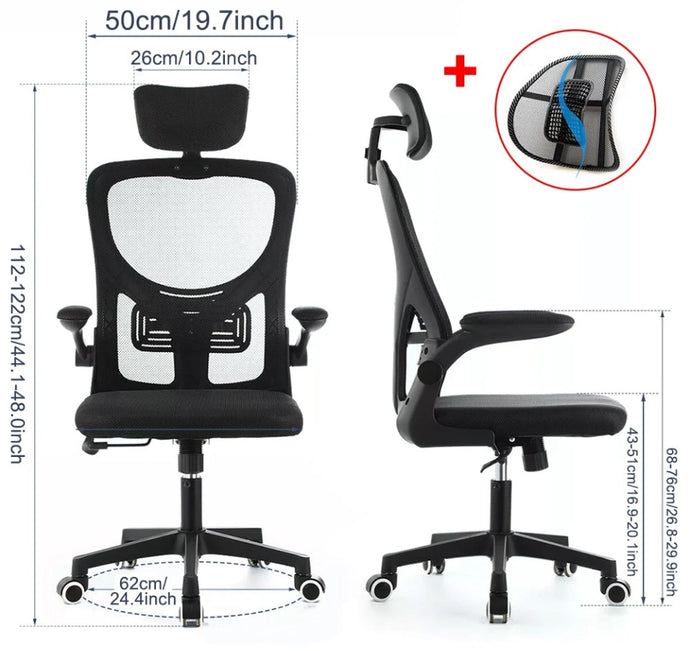 Adjustable Executive Office Chair Ergonomic Mesh Swivel Chair