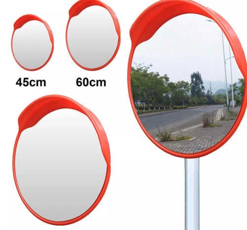 Driveway Convex Curved Safety Mirror 30cm 45cm or 60cm