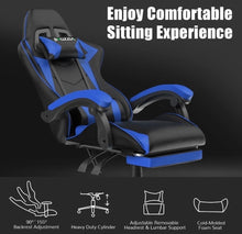 Load image into Gallery viewer, Gaming Office Chair Reclining with Footrest