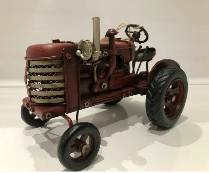 Tin Model Massey Ferguson Vintage Style Tractor