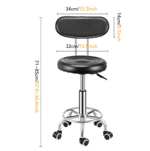 Load image into Gallery viewer, Salon Stool Adjustable Lift Swivel Chair