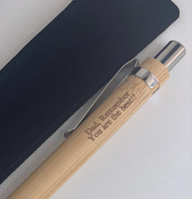 Load image into Gallery viewer, Personalised Engraved Wooden Pen