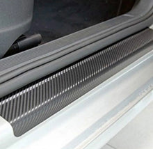 Load image into Gallery viewer, 3M Carbon Fiber Car Sticker Door Sill Protector Scuff Plate Trim