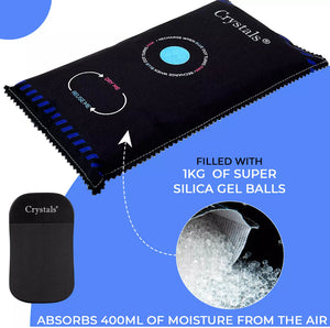 2 x Car / Home Dehumidifier Reusable Moisture Killer Bags