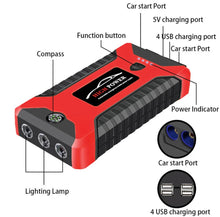 Load image into Gallery viewer, 99800mAh Car Battery Jump Starter Power Bank