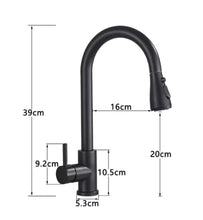 Load image into Gallery viewer, Kitchen Sink Tap Mixer Pull Out Spray Head Single Lever Mono