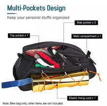 Load image into Gallery viewer, 3 In 1 Bike Pannier Bag Bicycle Rear Rack Bag Seat Carrier Set Waterproof