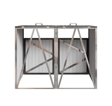 Load image into Gallery viewer, Metal Wheelie Bin Shelter Shed Storage for 1, 2, 3 or 4 Bins