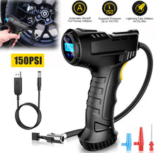 Load image into Gallery viewer, 150psi Cordless Digital Air Compressor Car Bike Tyre Inflator