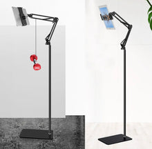 Load image into Gallery viewer, 360° Universal Adjustable Floor Stand Holder For iPad/Tablet/Phone 4-12.9&quot;