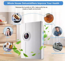 Load image into Gallery viewer, 2.2L Dehumidifier Portable Quiet Home Air Dryer