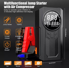 Load image into Gallery viewer, 4in1 Car Jump Starter With Tyre Inflator