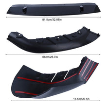 Load image into Gallery viewer, Front Splitter Lip Spoiler Gloss Black For BMW 5 Series G30 G31 M Sport 2017-20 Pre LCI