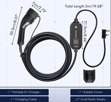 Load image into Gallery viewer, EV Charging Cable Granny Charger Type 2 Electric Vehicle 13A