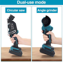 Load image into Gallery viewer, 2-in-1 21V Cordless 3” Angle Grinder &amp; Circular Saw with 2 Batteries