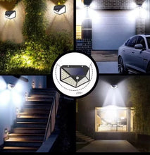 Load image into Gallery viewer, 4 x Solar Powered Wall Lights LED PIR Motion Sensor