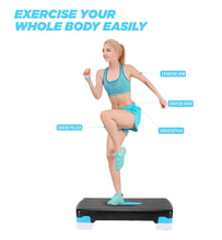 Load image into Gallery viewer, Yoga Gym Stepper &amp; Mat Home Fitness Adjustable Step