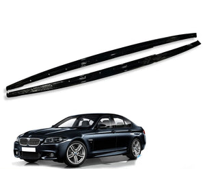 TO FIT BMW 5 SERIES F10 2010-2017 SIDE SKIRT EXTENSIONS PAIR