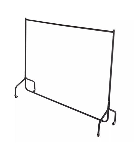 6ft Garment Clothes Rail Heavy Duty 65kg Capacity
