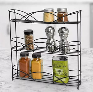 3 Tier Free Standing / Wall Mounted Spice Rack