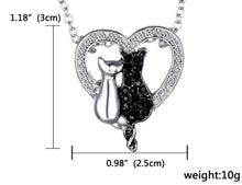 Load image into Gallery viewer, Cats Heart Neckless • Perfect Gift 💝