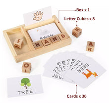 Load image into Gallery viewer, Wooden Spelling Game, Learning for Children 3+ Educational Toy
