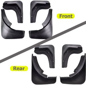 Moulded Mud Flaps Splash Guards Front Rear For Audi A4 B8 4-dr Saloon 08~13