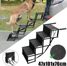 Load image into Gallery viewer, Folding Car Access Dog Stairs Ramp