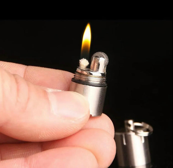 Smallest Lighter Ever! Mini Petrol Keyring Keychain