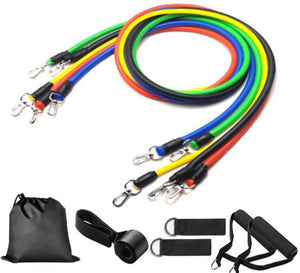Resistance Bands Workout Exercise Set 11PCs Training Tubes Crossfit Yoga Fitness