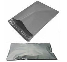 Load image into Gallery viewer, 100 Large Mailing Bags - 12&quot; x 16&quot; 305mm x 405mm Grey Self Seal Postage Bags