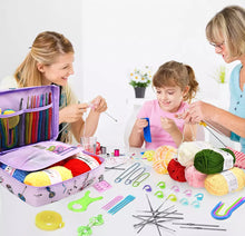 Load image into Gallery viewer, Beginner’s Crochet Kit Ergonomic Set • 109PCS