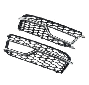 For 2013-2016 Audi A5 S-Line S5 Front Bumper Fog Light Covers Grilles