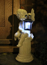 Load image into Gallery viewer, Garden Solar Powered Ornament Fairy Angel  Statue &amp; Lantern