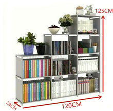 Load image into Gallery viewer, Modern 9 Cube Book Shelves Storage Cabinet