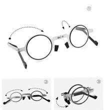 Load image into Gallery viewer, Ultra Light Titanium Foldable Reading Glasses • Retro Style