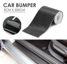 Load image into Gallery viewer, 3M Carbon Fiber Car Sticker Door Sill Protector Scuff Plate Trim