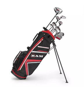 Ram Golf Accubar Plus Mens Golf Clubs Set With Stand Bag, Left Handed