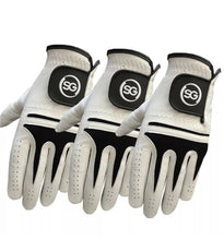 Load image into Gallery viewer, Pack of 3 or 6 Golf Gloves • All Weather Cabretta leather palm patch and thumb