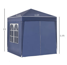 Load image into Gallery viewer, 2x2 Metre Pop Up Marquee Gazebo with 4 Side Panels Waterproof