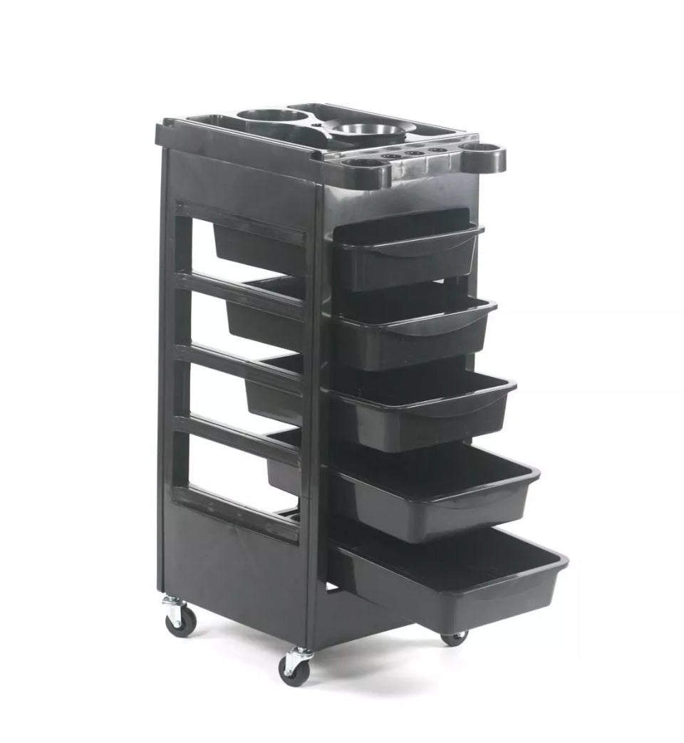 5 Drawer Salon Trolley for Hairdresser, Beauty Salon etc