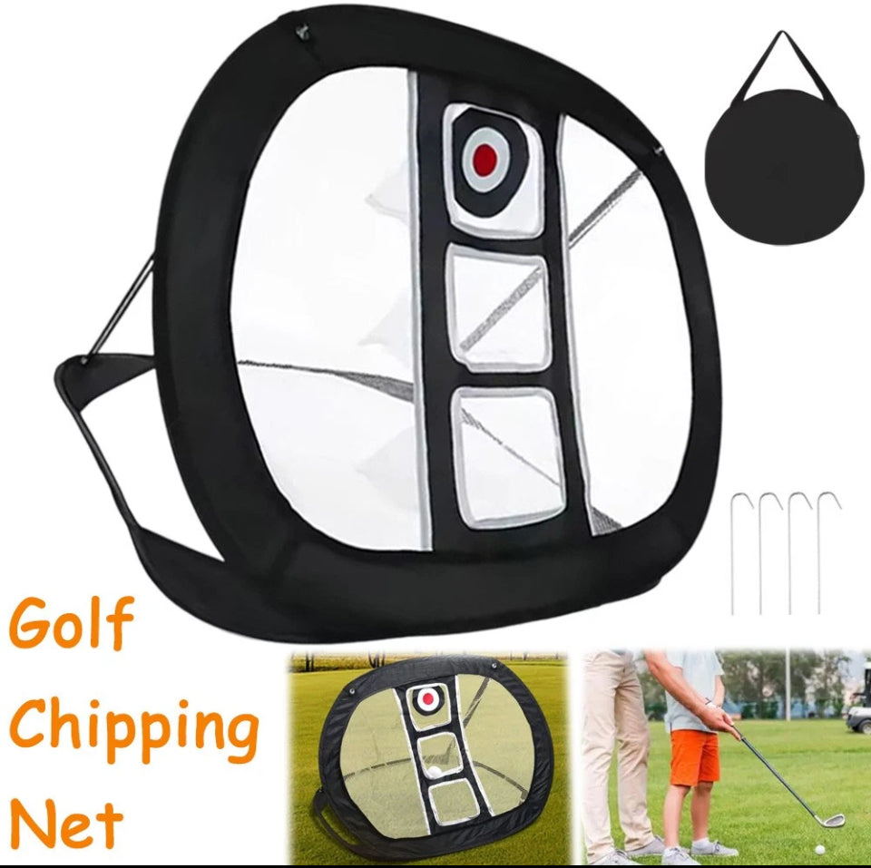 Golf Chipping Net Pop Up Practice Portable Indoor/Outdoor