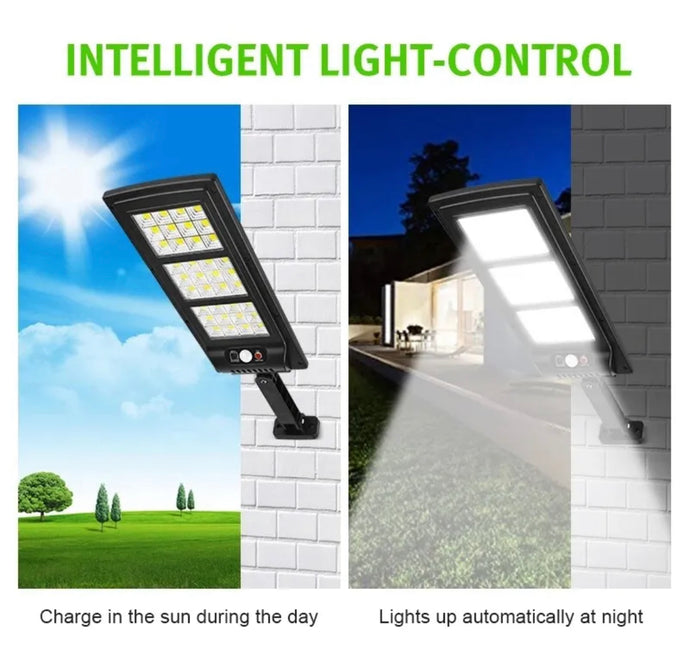 Solar Street Light LED Outdoor with PIR Motion Activation
