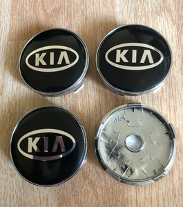 4 x Centre Caps for Kia Alloy Wheels 60mm or 58mm