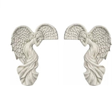 Load image into Gallery viewer, Set of 2 Door Frame Angel Wings Wall Angels Ornament